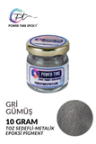SEDEFLİ METALİK PİGMENT/ GRİ GÜMÜŞ / 10 gram