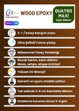 WOOD EPOXY QUATRO MAXİ/ 3 KG KALIN DÖKÜM